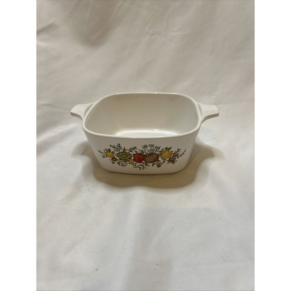 Vtg Corning‎ Ware Spice of Life P-43-B  2 3/4 Cups 1970's Casserole Bakeware
